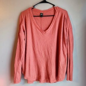 Peach oversized sweater